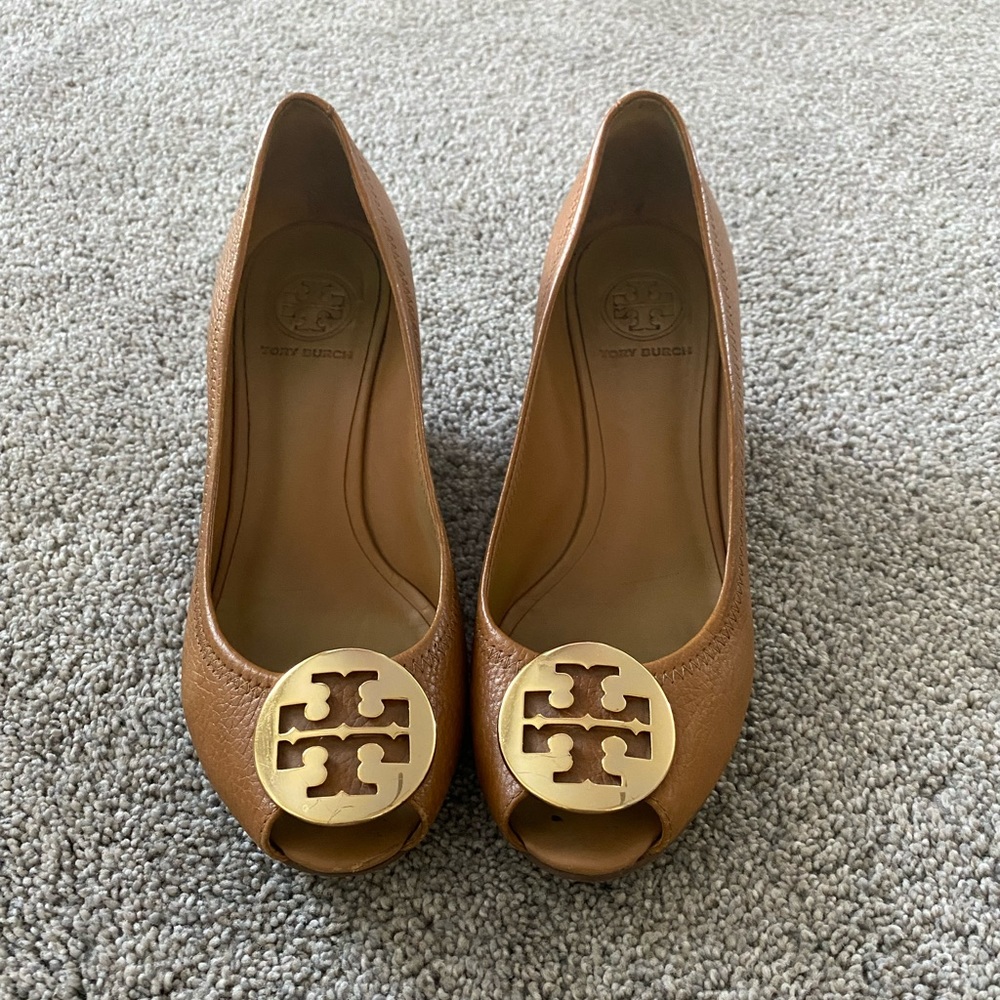 Tory Burch wedges, size 8.